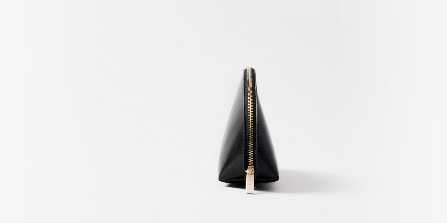 MRS STANFORD RECYCLED LEATHER COSMETIC BAG