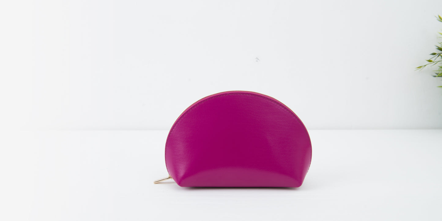 MRS STANFORD RECYCLED LEATHER COSMETIC BAG