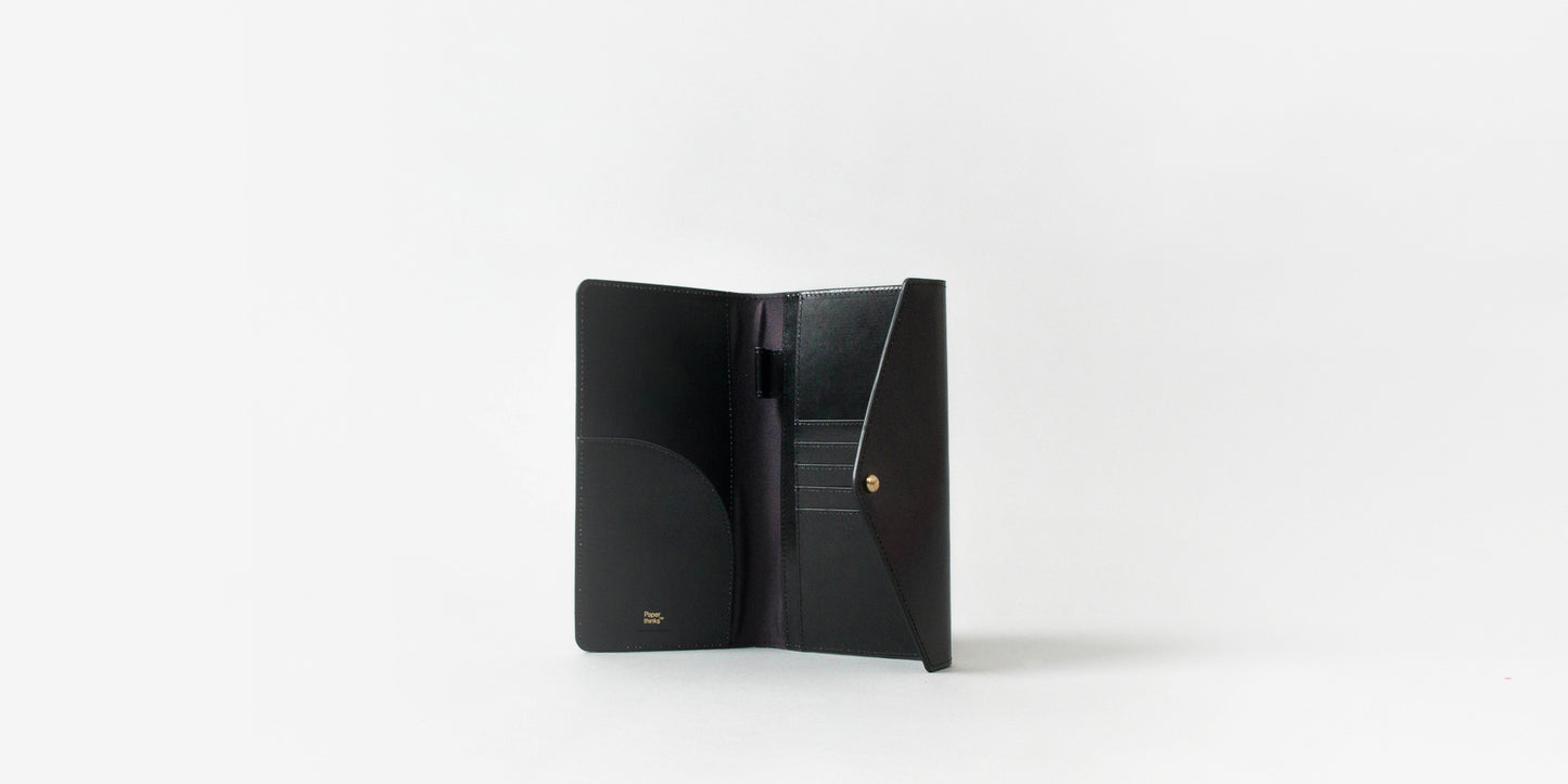 MRS STANFORD RECYCLED LEATHER TRAVEL WALLET OR PURSE