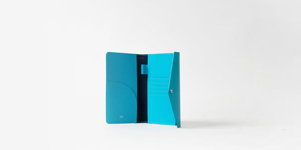 MRS STANFORD RECYCLED LEATHER TRAVEL WALLET OR PURSE